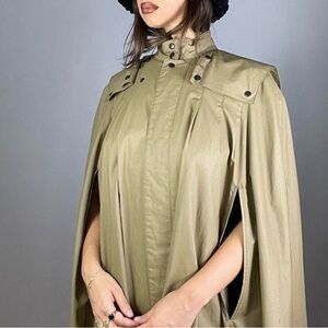 Valentino Khaki Rain Poncho